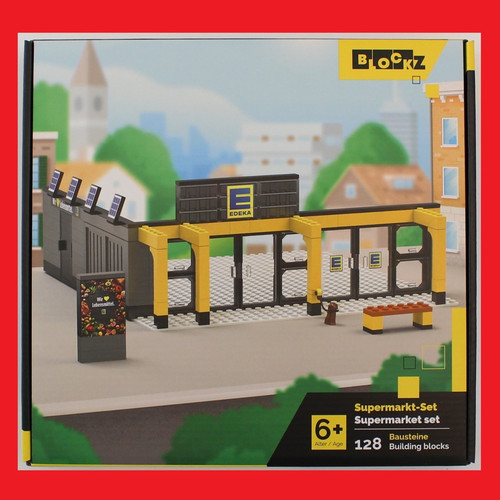 Supermarkt set aus edeka - aus,