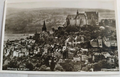 Ansichtskarte aus marburg d - ansichtskarte, a.d