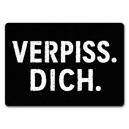Lustige verpiss dich fußmatte - lustige,