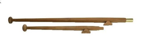 Flaggenstock teak teakholz 460 - flaggenstock,
