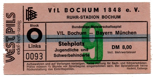 Ticket vfl bochum bayern - bochum,