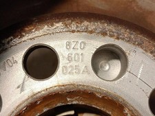 8Z0601025A felge 5657287 AUDI