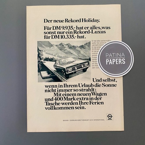 1971 opel rekord - 1971, holiday