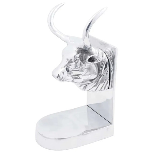 Buchstützen silber aluminium - buchstützen,