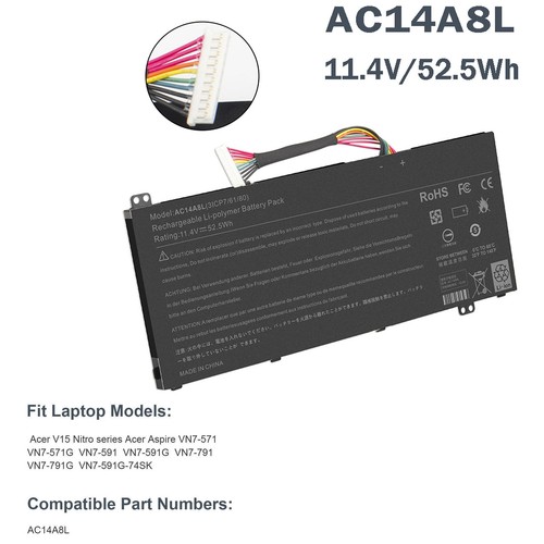 Ac14a8l akku für - für, aspire