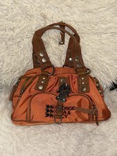 George Gina & Lucy Handtasche Tasche Vintage Retro My Sweet Tart Orange Braun