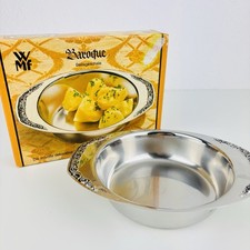 WMF Baroque Beilageschale Cromargan Edelstahl 18/10 geprägter Rand Ø 15 cm OVP