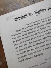 Extrablatt der Rigaschen