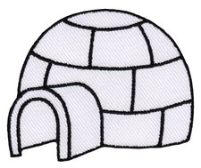 ae27★Iglu Haus Eis Eskimo