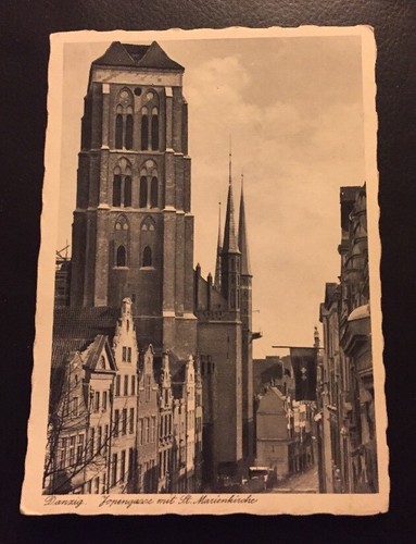 Postkarte danzig jopengasse - ak,
