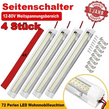 4x 12V LED Lampe Wohnmobil Streifen Leuchte Röhre Auto Van Lichtleiste Lightbar