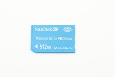 Sandisk Memory Stick Pro Duo Magicgate Speicherkarte Speichermedium 512MB 512 MB