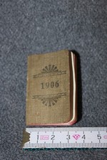 Antik Portemonnaie-Kalender…1906…Namenstage…rare Miniatur