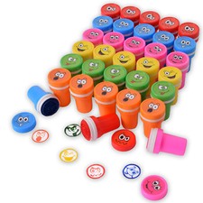 30 Emoji Kinder Stempel Kinderstempel Kindergeburtstag Mitgebsel selbstfärbend