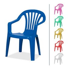 Stuhl Kindersessel Gartenstuhl 27cm Sitzhöhe stapelbar kippsicher Indoor Outdoor