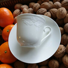 V&B FIORI WEISS   Kaffeetasse mit Untertasse  sehr gut   VILLEROY&BOCH mehr