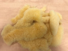 19,- €/kg Lammfell Reste Fellreste medizinisch gegerbt 500g  zum Basteln