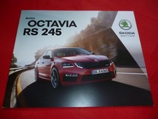 SKODA Octavia III Typ FE RS 245 Limousine Combi Prospekt Brochure November 2017
