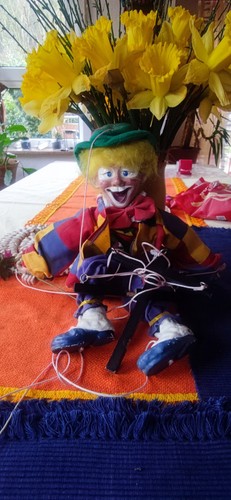 Marionetten puppe clown - marionetten, puppe,clown