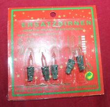 Ersatzbirnen 5 Stück 2,5 V 0.17 W  für 120 tlg. Lichterkette Neu OVP 