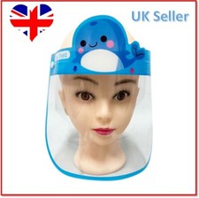 1 x Kinder & Kinder Schutz Gesichtsschutz Visier Cartoon - Wal Anti-Beschlag UK