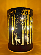 LED Lichterglas-Deko-Weihnachtsbeleuchtung-Winterlandschaft-Weihnachten-12cmHöhe