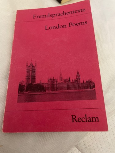London poems adolf barth - –, |
