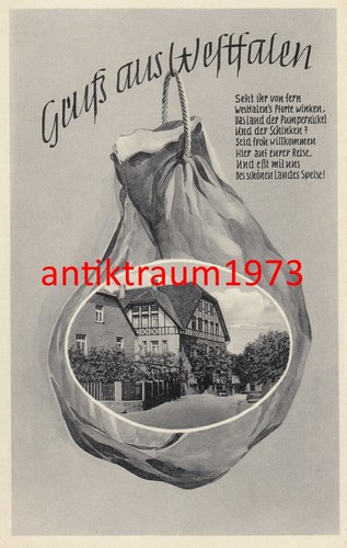 Foto gruß aus westfalen - ak,