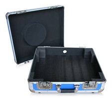Plattenspielercase blau für Technics 1210 Turntable DJ Flightcase Rack Koffer