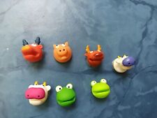 7 Handtuch Halter Geschirrtuchhalter Küchentücher Tierköpfe Tiere von TCM Frosch