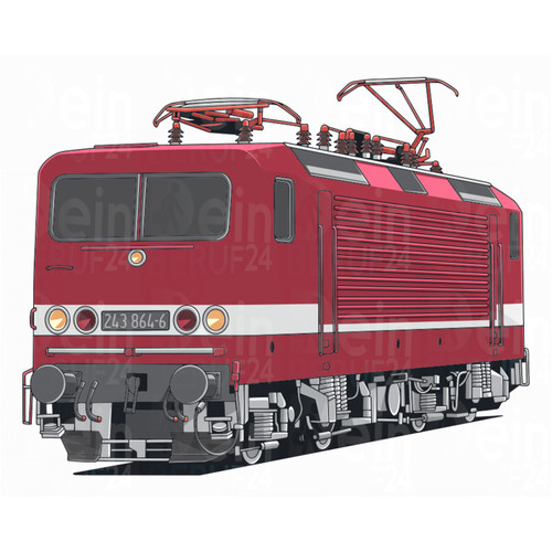Eisenbahn aufkleber br243 - eisenbahn, "br243"