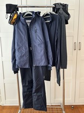 Tchibo Herren Skijacke Skihose Skianzug Skiunterwäsche Fleecepulli Socken M Blau