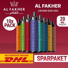 10 x Al Fakher Crown Bar 600