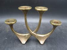 Harjes Metallkunst Bronze Kerzenleuchter Kerzenständer Candle Holder Candelabra