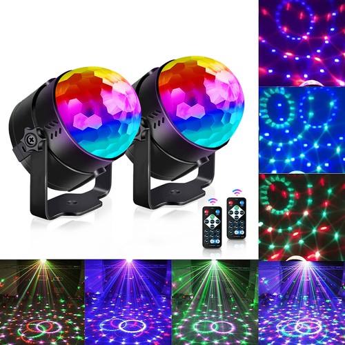 2stk led discokugel licht - 2stk,