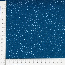 Blau mit weißen punkten - mit,