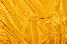 Pannesamt Samt gelb 2,4 m Stoff Bekleidung Kostüm Dekostoff 