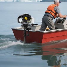 4 Pferdekraft 4 Takt Benzin Außenbordmotor Kurzwelle 15,75 Zoll Bootsmotoren