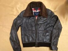 Lederjacke Biker Tommy Hilfiger XL Top 38 40 42 Damen Vintage