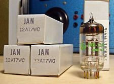 Lot 4x Röhre GE JAN 12AT7WC = E81CC 6201 / ECC81 12AT7 ungebraucht / NOS