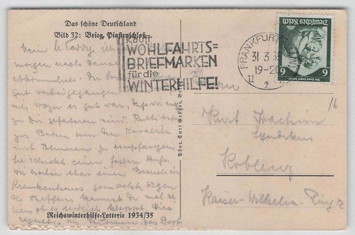 Reich bildpostkarte p - d.,