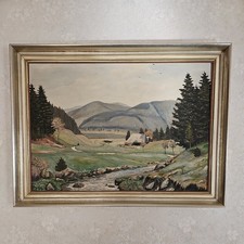 1 x eleganter Bilderrahmen 79,5cm x 59cm x5cm Holzrahmen Wandrahmen leer, silber