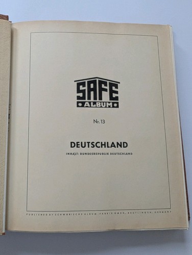 Safe vordruckalbum brd bund - safe,