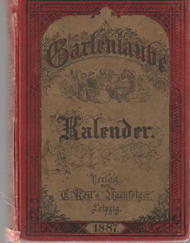 Gartenlaube kalender 1887 - kalender,