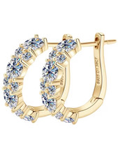 Hoop Earrings Women 925 Silver