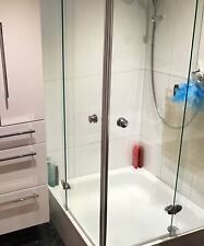 Duschkabine 90x90 Eckeinstieg Echtglas 8 mm rahmenl. v. Sprinz 