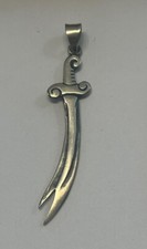 925 Silber Schwert Anhänger Kette Dhu l-faqar Zülfikar Ali Aleviten