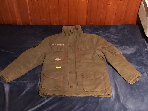Grüner mantel parker jacke - mantel,