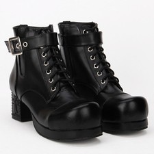 Schwarz Gothic Punk Kreuz