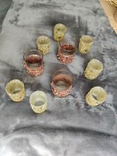 10 Teelichthalter/Windlicht Gold,Bronze  2 Größen Kerzenglas Stern Wiehnachten